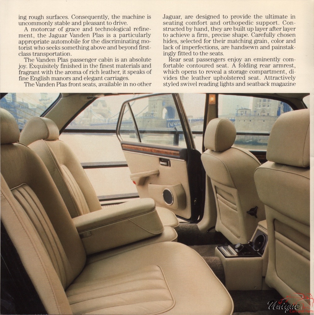 1987 Jaguar Model Lineup Brochure Page 11